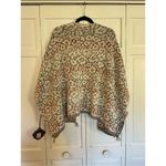 Knox Rose  nwt ombré animal print cape sweater  s Photo 7