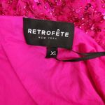 Retrofête Retrofete Billy Sequin Dress in Knockout Pink Size XL NWT Spaghetti Straps Photo 9