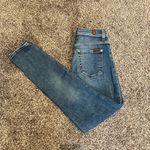 7 For All Mankind High Waist Ankle Skinny Jeans Photo 1
