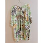 Aerie Open Front Kimono Cardigan Tropical Animal Print One Size Resort Wear Photo 3