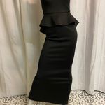 Bebe Beautiful bodycon Black Floor Length Dress C26 Photo 2