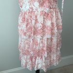 Missguided Misguided Wrap Tiered Ruffle Sleeveless Floral Dress Sz 14 NWT Photo 2