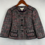 Ann Taylor  Loft Petites Womens Tweed Jacket 8P Photo 0