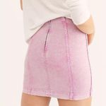 Free People Modern Femme Acid Wash Skirt Size 4 Photo 1