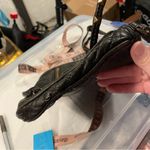 Arizona Jeans Cute Y2K greasy faux leather zipper accent bag crossbody purse 10” x 7” Photo 2