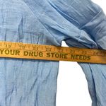 Fever Ruffle Sleeve Blouse Flowy Off Shoulder Top Baby Blue XL Peasant Beachy Photo 5