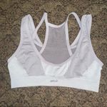 Aerie  Gray Strappy Mesh Sports Bra, size medium Photo 1