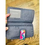 Nautica Floral Wallet RFID Protection Dark Green Pink Florals Wallet Photo 1