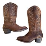 Ariat Women Desert Holly Pearl Leather Western Boots Embroidered Design Sz 5.5 B Photo 1