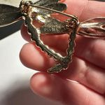 Signed Napier Rhinestone Gold Tone Blue Dragonflies Insect Brooch Pin Dragonfly Photo 5