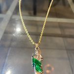 Handmade Golden St. Jude Pendant Necklace Trendy Vintage Portrait Pendant Necklace Photo 5