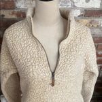 Time and Tru Cream Sherpa Quarter Photo 1