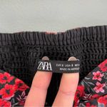 ZARA  Floral Puff Sleeve Sweetheart Crop Top Small Photo 5