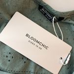 Bloomchic  Plain Round Neck Broderie Anglaise Ruffles T-Shirt Mint Green 14-16 Photo 4