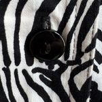 Vintage Zebra Print Jacket Black White Animal Print Size‎ 10 Y2K Photo 4