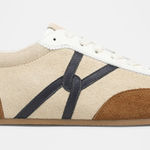 Veronica Beard NWOT Riviera Mixed Leather Slim Trainer Sneakers size 9.5 Photo 0