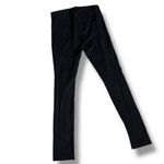 Helmut Lang Black Reflex Bodycon Leggings Contrast Topstitch Detail Trim Size Sm Photo 9