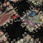 New Directions Size Medium Black Vintage Cotton Vest Sleeveless Retro Funky Photo 5