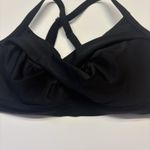 Athleta 964874 Twister Bikini Top Underwire Padded Black Swim UPF Size 32 D/DD Photo 7