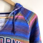 American Crown Striped Baha California Hoodie Multicolor women’s M Size M Photo 2