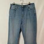 Elizabeth and James Blue Vintage Straight High Rise Jeans Womens 16 Light Wash Photo 3
