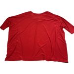 Alisha D.‎ Oversized Short Sleeve Travel Tunic Top Red Bow Neck Size Small NWT Photo 7