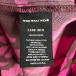 Who What Wear  Women’s Blouse Animal Print Size XXL (Black Pink) Photo 7