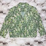 CAbi | Faux Wrap Midi Dress Floral | White & Green | Women's | S Photo 0