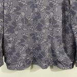 Lands' End  Women's Navy Floral Sports Knit Pullover Sweater Size XL (18) Photo 4