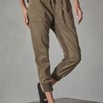 James Perse Standard Women’s Mixed Media Pant Jogger Olive Green Large Photo 0