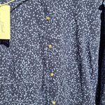 Universal Threads NEW Universal Thread Blue Balloon Long Sleeve Ruffle Cotton Blend Dress XXL Photo 6