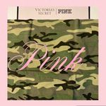 PINK - Victoria's Secret 2/$25 PINK VICTORIA’S SECRET No Show Boyshort Smooth Camo “PINK” Graphic Medium Photo 8