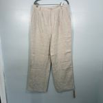 Reformation Linen Oliva 2 Piece Set Size 12 Beige Oatmeal NEW Photo 6