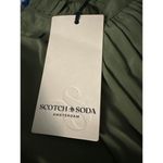 Scotch & Soda Ruffle Tiered Short Sleeve Mini Dress Size Medium US 8 Army Green Photo 6