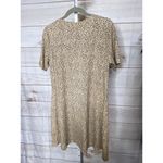 Premise NWT  Dresses Women's Size Large Black Tan Animal Print Midi Dress Photo 2