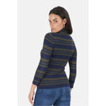 L'Agence Olive Bronze Stripe Harlee
Turtleneck Sweater XS Photo 8
