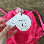 Hunza G Crinkle Lara One Piece NWT One Size Bright Pink Photo 11