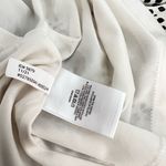 EXPRESS  Women's V-neck Ruffled Trim High Slit Maxi Dress Black/White Size XL Photo 8