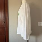 White Long Sleeve Shirt with Green Shamrock Size XXL Photo 3