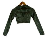 Gymshark Green Adapt Camo Seamless Cropped Long Sleeve Top Women's Size S Photo 1