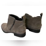 UGG  Aureo II Boots Womens 8 Gray Ankle Booties Leather Zip Round Toe winter shoe Photo 3