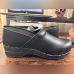 Dansko  Black Leather Clogs size 40 (9.5-10US) Photo 8