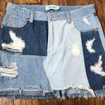 Levi’s Patch-style Denim Mini Skirt Photo 0