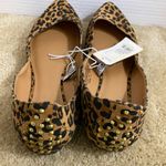 Mossimo Leopard Stud Detail Flats Size 11 New Tan Photo 4