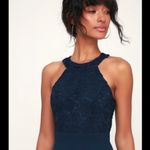 ✨ Picture Perfect Navy Blue Lace Maxi Dress✨ Size XS Photo 14