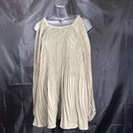 JustFab  Women Size M Olive Green Crew Neck Cold Shoulder Long Sleeve Blouse Photo 1