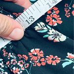 Gap  Black W/Pink Floral Criss Cross Strappy Back Maxi Sundress Size 0 Photo 10