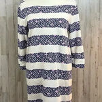 Lilly Pulitzer Lilly‎ Pulitzer Women's Medium 3/4 Sleeve Boatneck Striped Knee Length Dress Photo 0