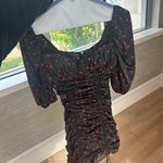 For Love & Lemons Melrose Dress Black Red Dots Photo 2