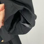 Vintage Escada Black Double Breasted Dress | Gold Monogram Buttons | Size EU 38 Photo 8